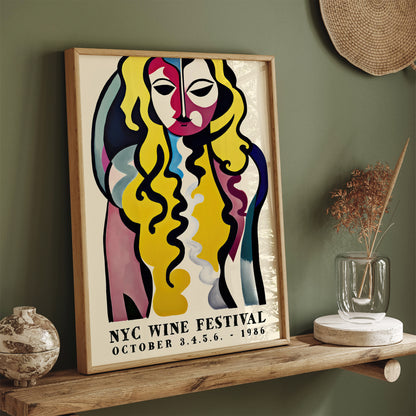 NYC Wine Festival 1986 Poster