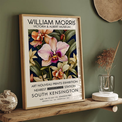 Art Nouveau Floral Morris Exhibition Wall Art