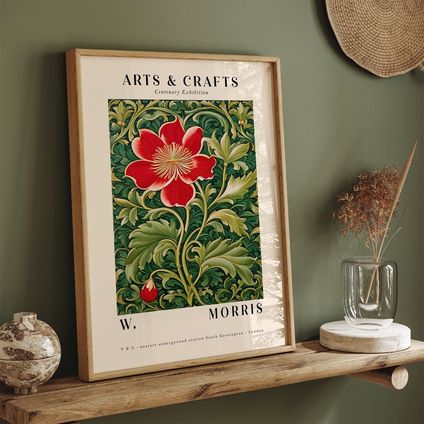 William Morris Centenary Exhibition Poster