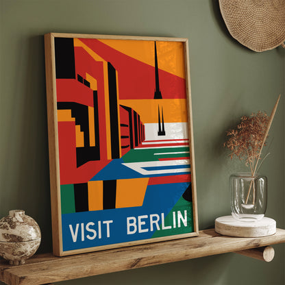 Visit Berlin Bauhaus Wall Art