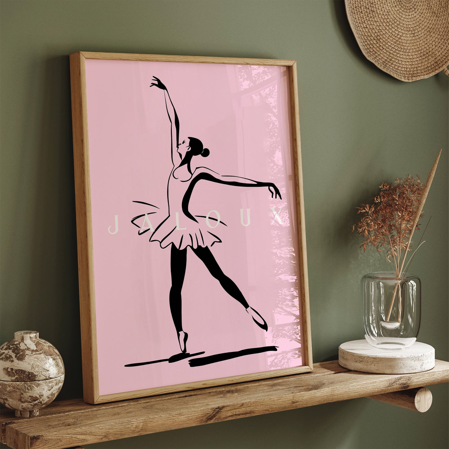 Minimalist French Ballet Wall Art Print