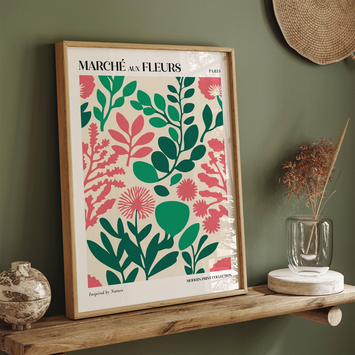 Modern Botanical Papiers Decoupes Art