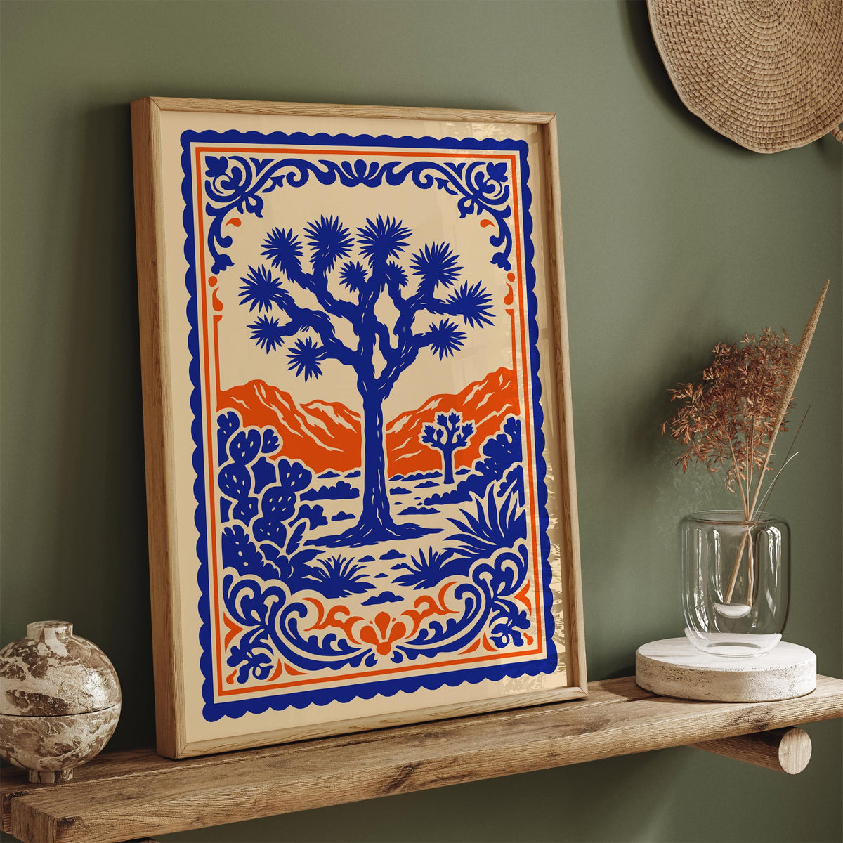 Joshua Tree National Park Palm Springs Travel Poster