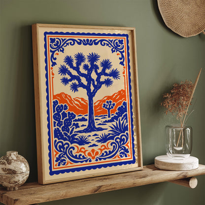 Joshua Tree National Park Palm Springs Travel Poster