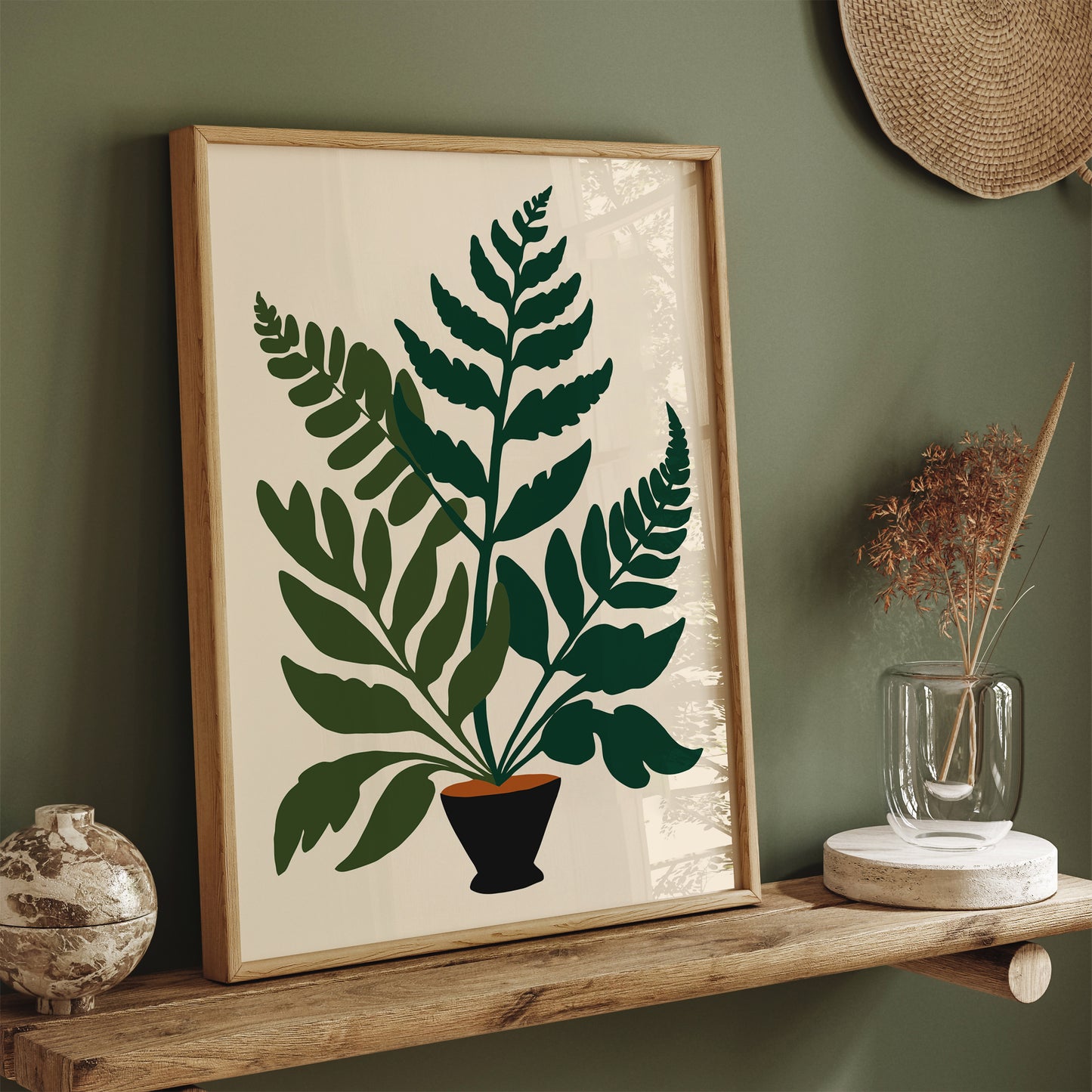 House Plant Fern Art Print