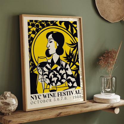 NYC Wine Festival 1988 Poster