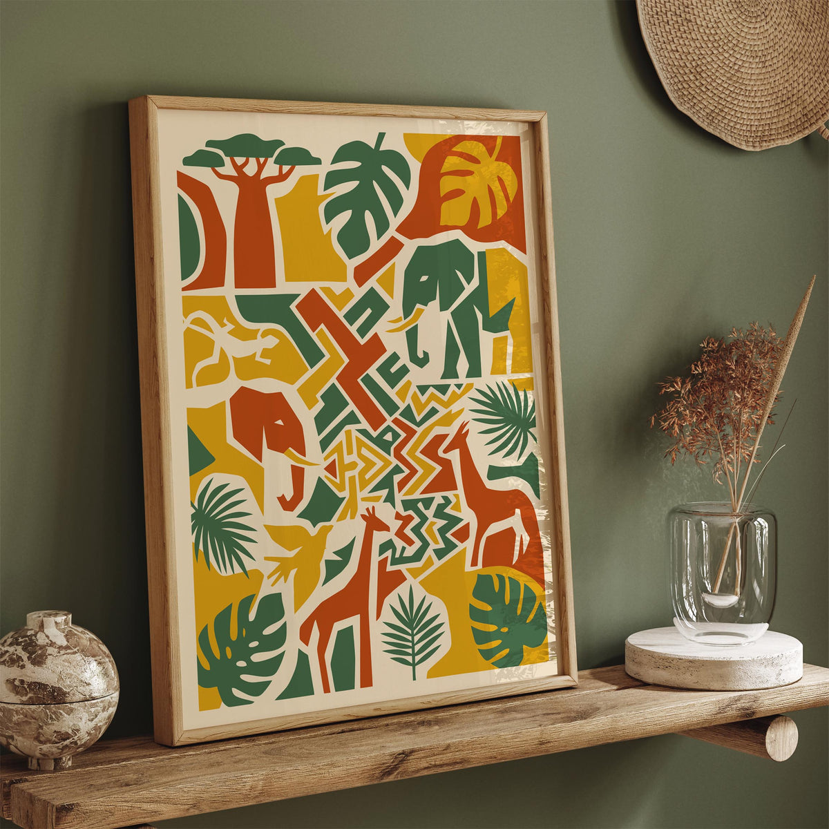 Safari Animals Poster