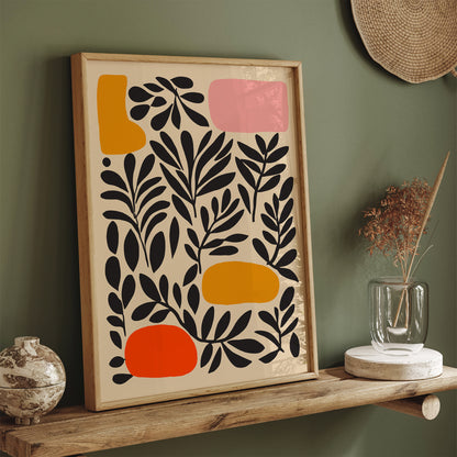 Mid Century Modern Aesthetic Art Print