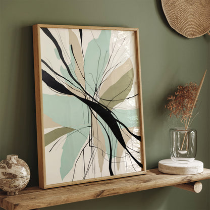 Modern Abstract Art Print for Home & Office Decor