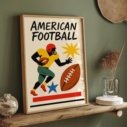 American Football Poster