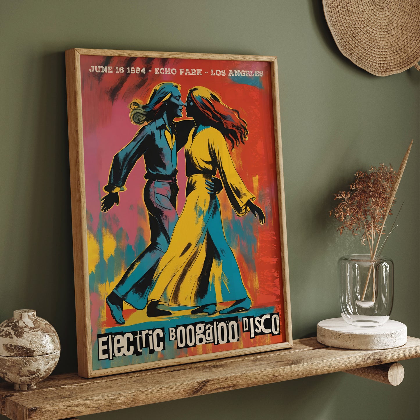 Electric Boogaloo Disco Retro 70s Poster