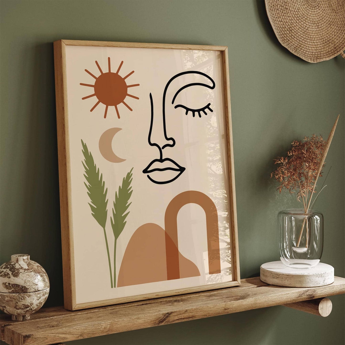 Boho Chic Poster - Aesthetic Japandi Wall Art