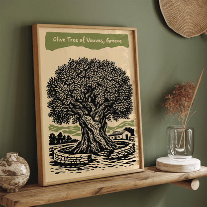 Olive Tree of Vouves Poster