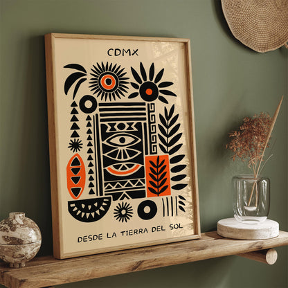Ciudad de México Abstract Poster