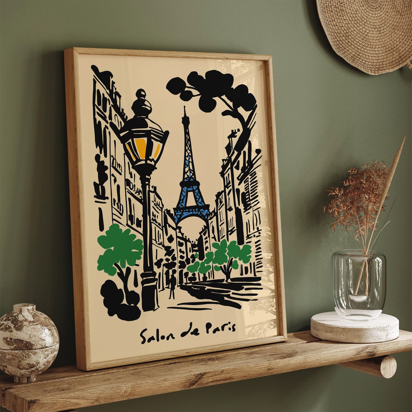 Salon de Paris Vintage Travel Poster