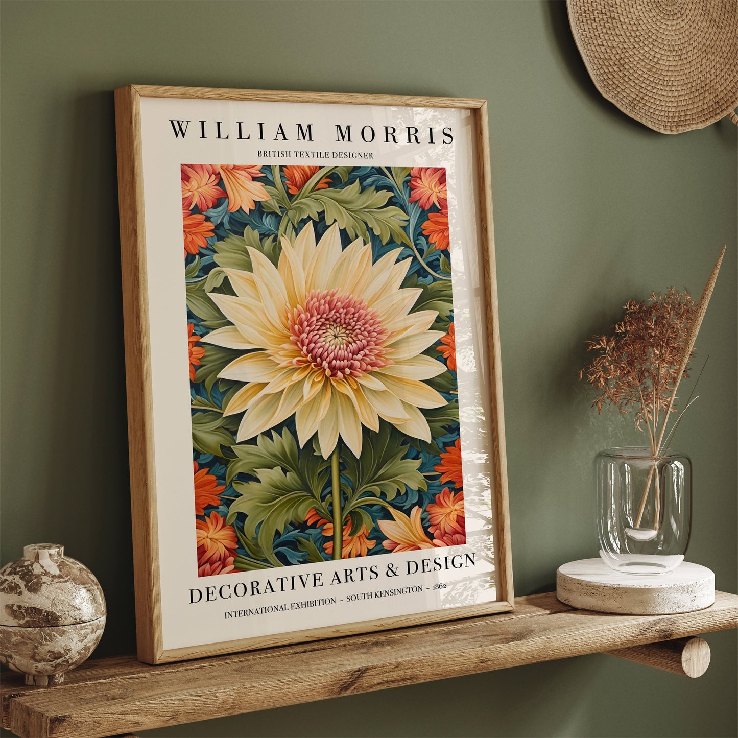 British Design Botanical Art Print