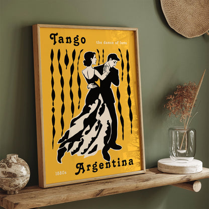 Tango Argentina Dance Poster