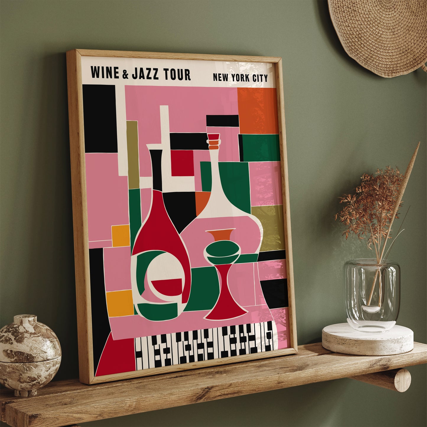 Wine and Jazz Tour NYC Poster 2024