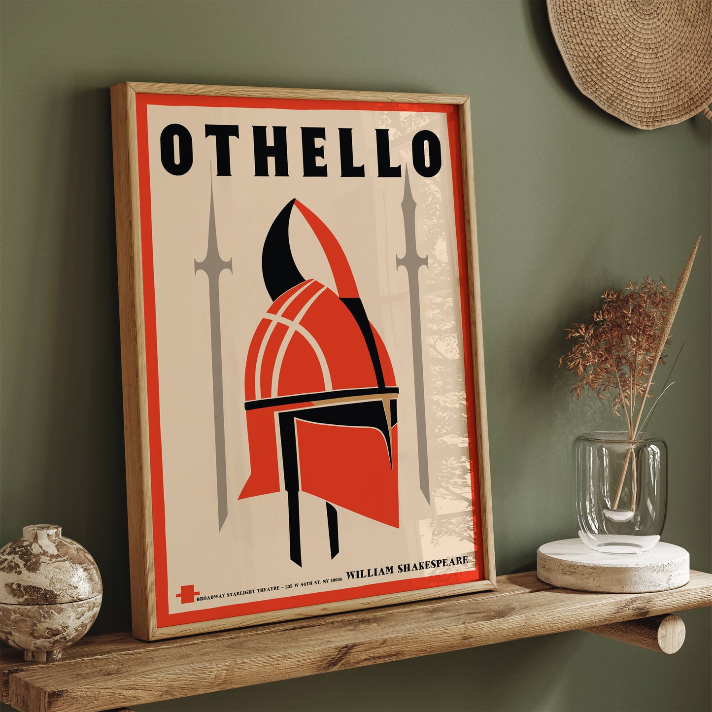 othello - Shakespeare Theater Poster