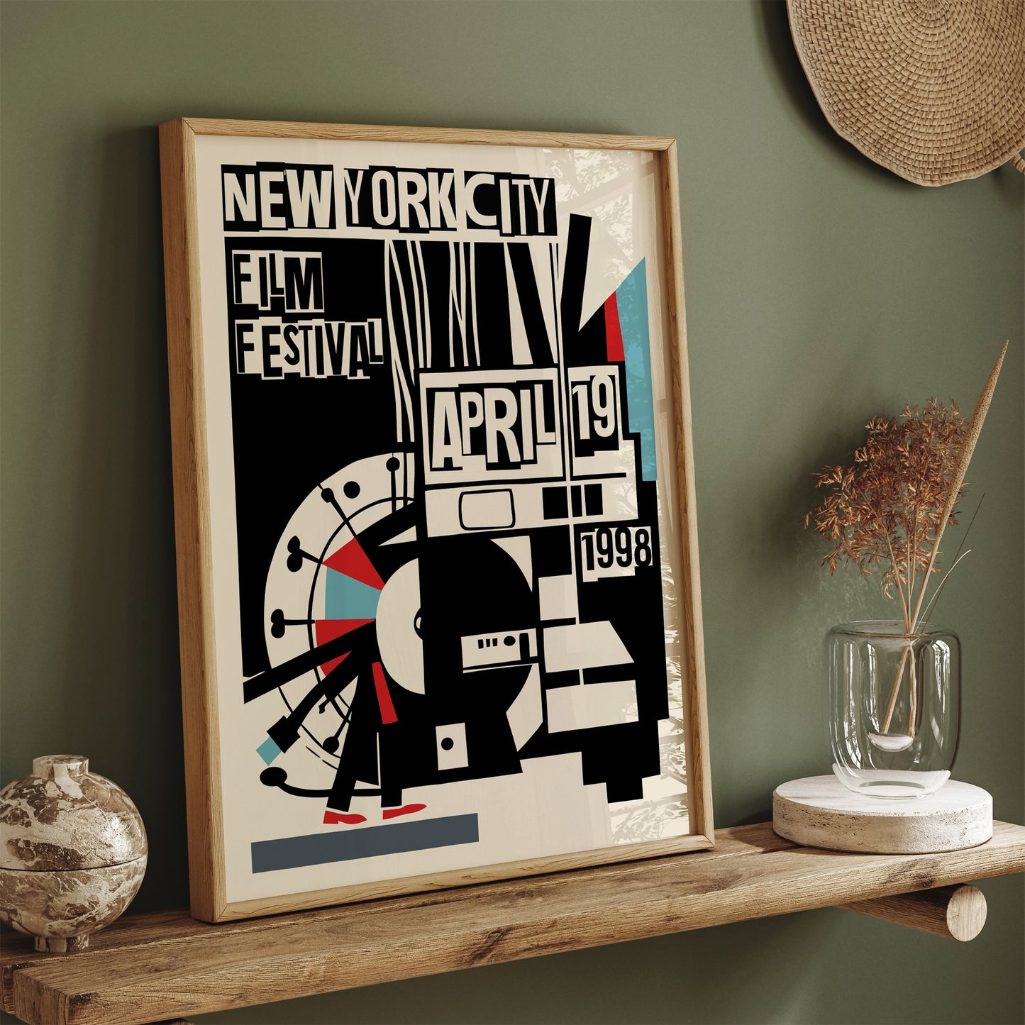 NYC Film Festival 1998 Retro Poster