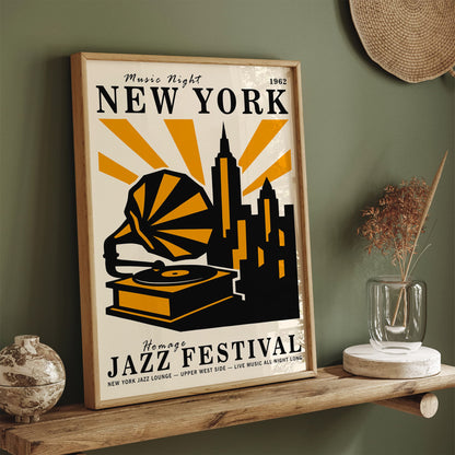 NYC Jazz Music Festival Poster