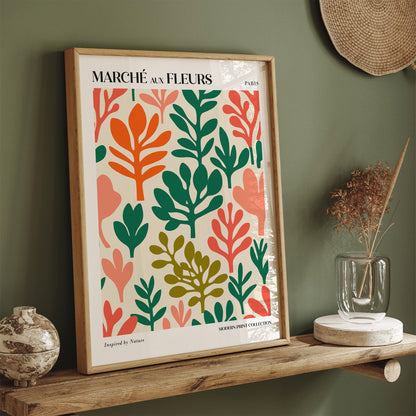 Sophisticated Botanical Decoupage Print