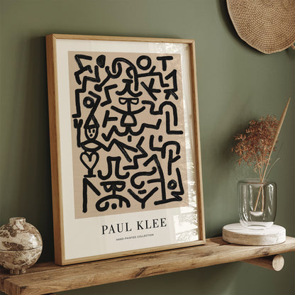 Paul Klee Comedians Painted Poster