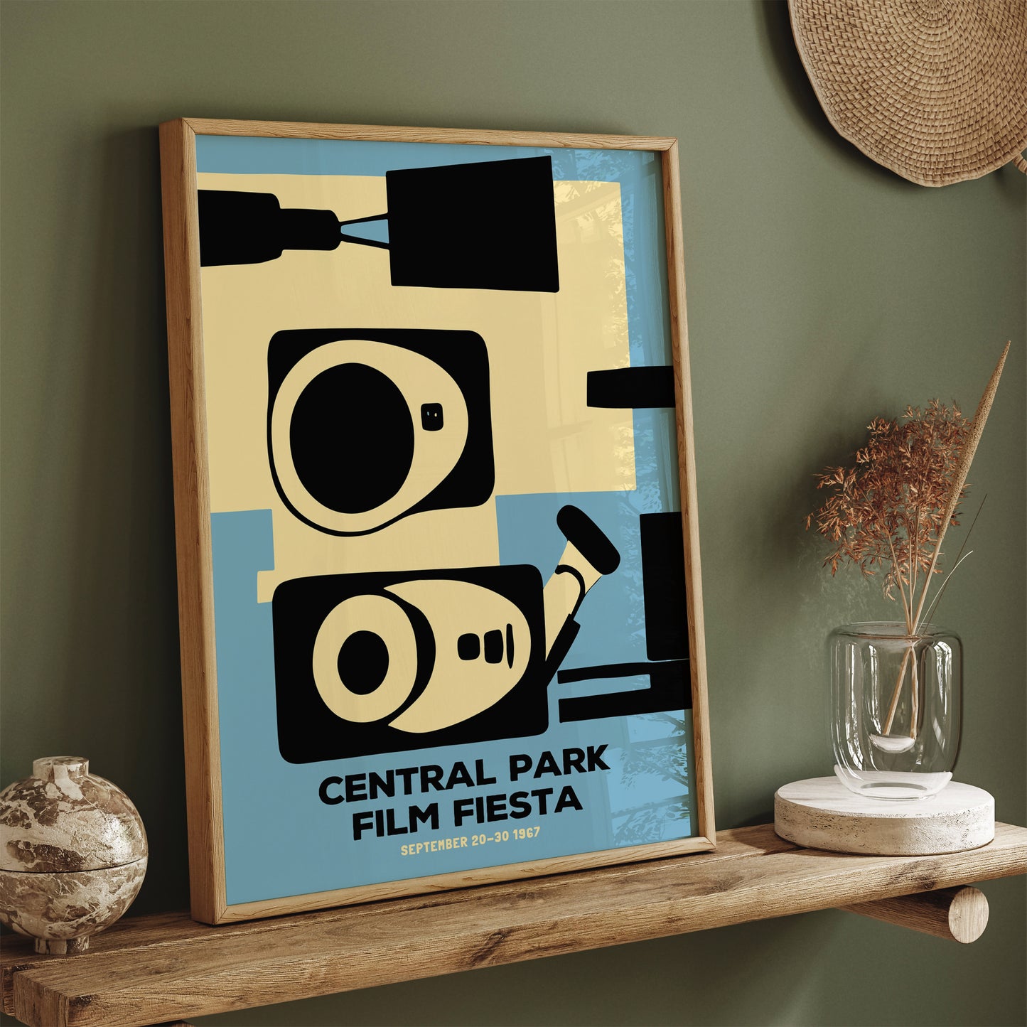 Central Park Film Festival Retro Poster