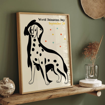 World Dalmatian Day Retro Poster