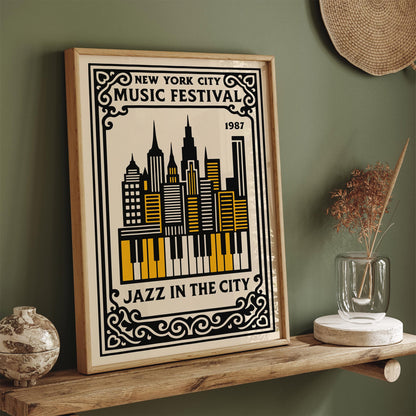 Jazz in the City NYC Poster