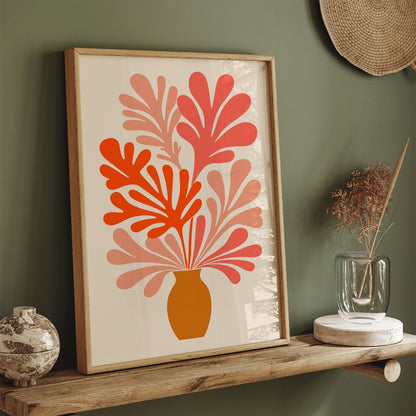 House Plant Illustration Floral Poster