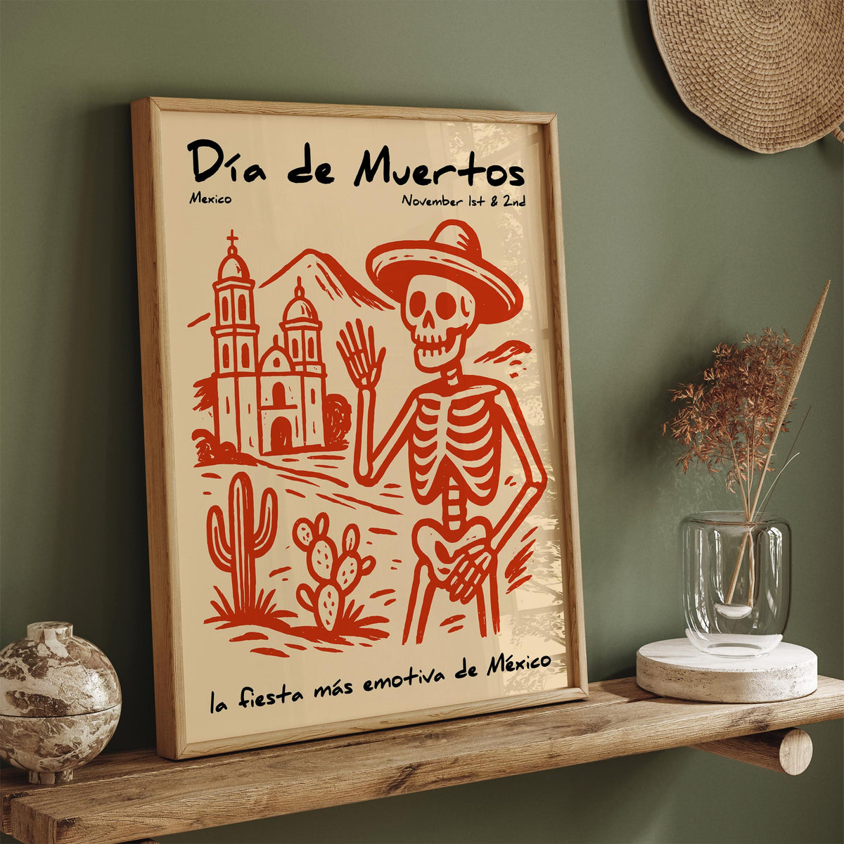 Día de Muertos Mexico Poster