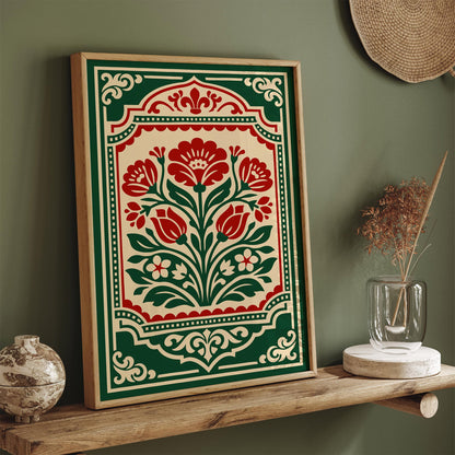 Rococo Botanical Wall Art Print
