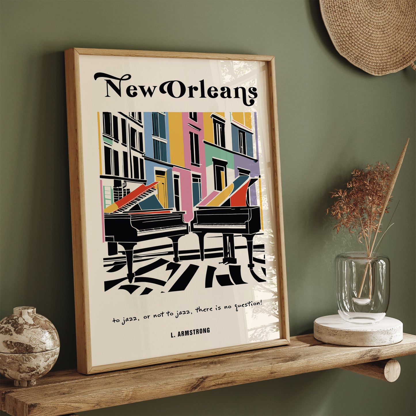 To Jazz or not to Jazz New Orleans Poster