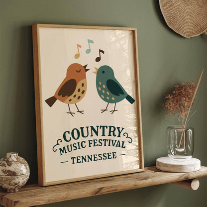 Country Music Festival Tennessee Art Print