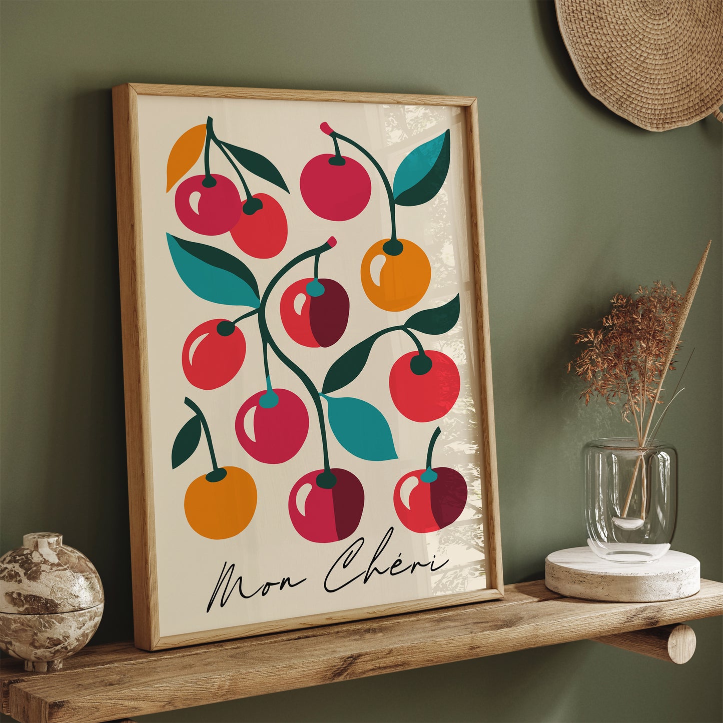 Mon Cheri French Kitchen Art Print