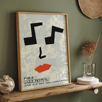 Paris Jazz Festival Retro Print