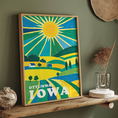 Scenic Iowa Poster for Your Wall