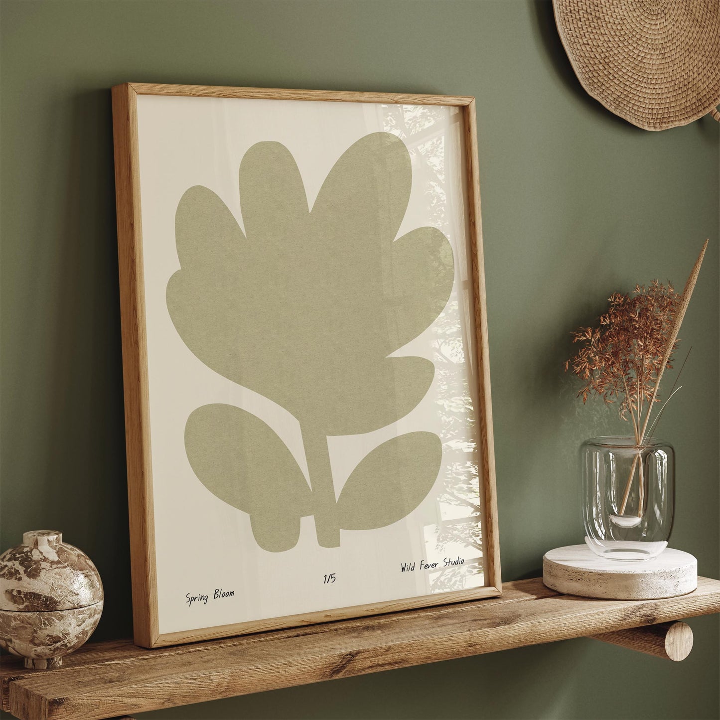Spring Bloom Minimalist Poster