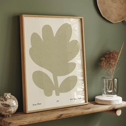 Spring Bloom Minimalist Poster