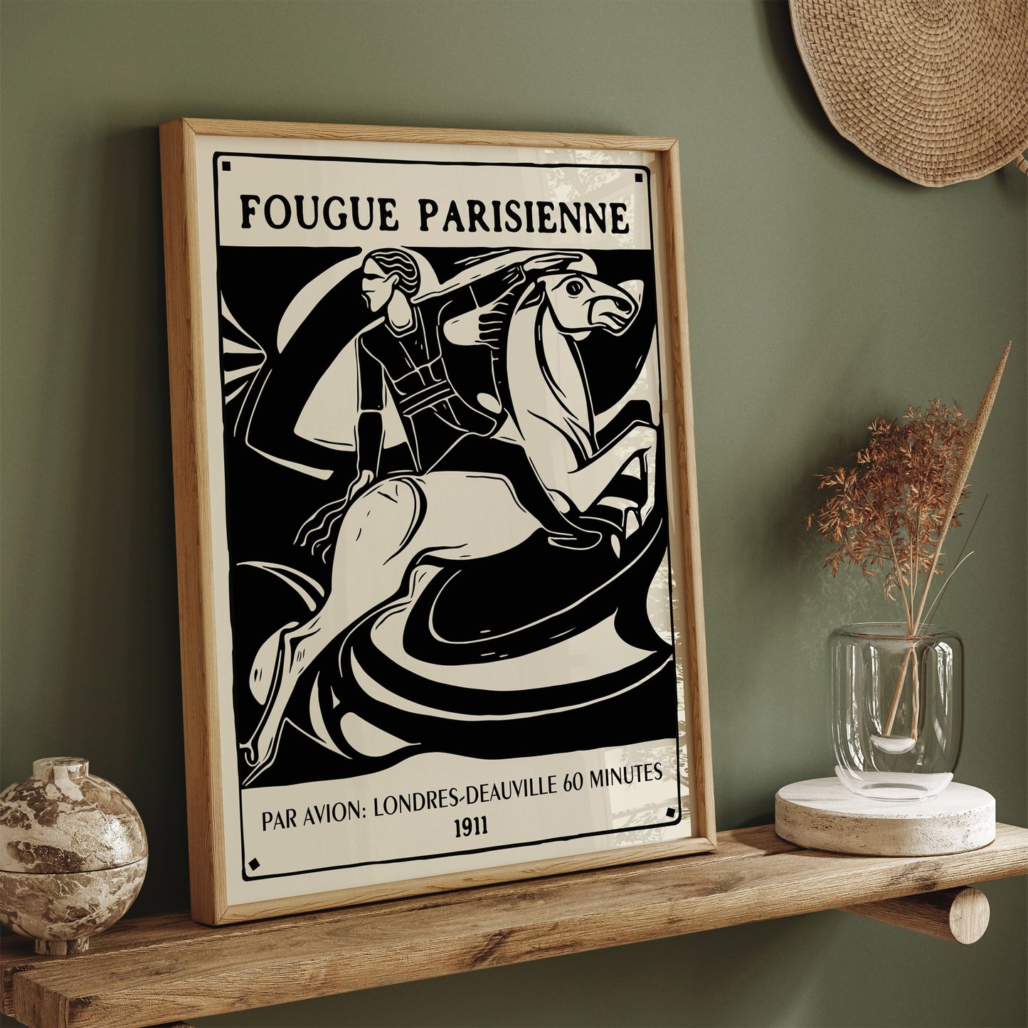 French Horse Racing Vintage Poster