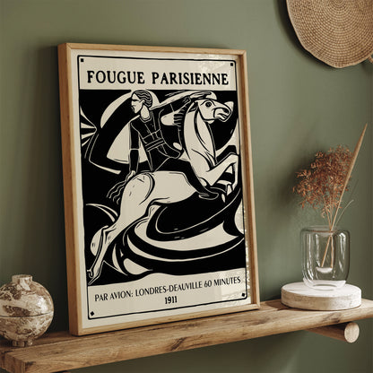 French Horse Racing Vintage Poster