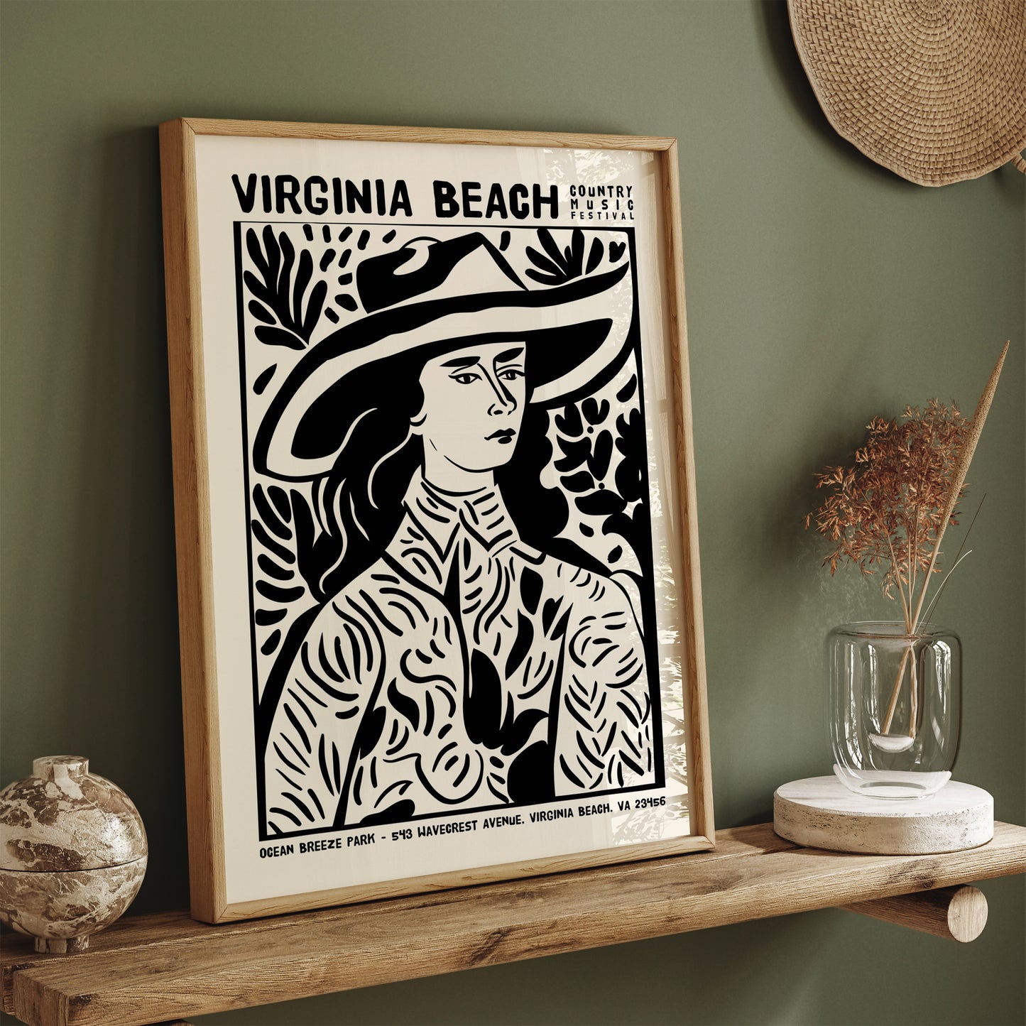 Virginia Beach Country Music Festival Poster