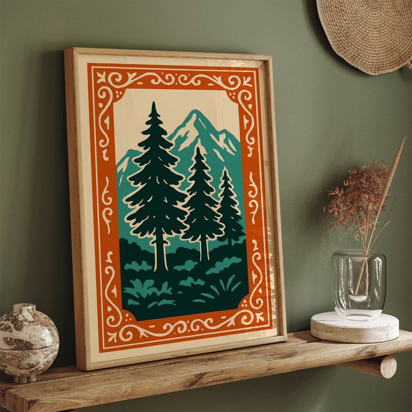 American Nature Landscape Art Print