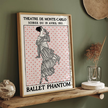 Ballet Phantom Vintage Poster