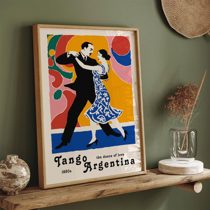 Tango Argentina Dance Wall Art Print 2026