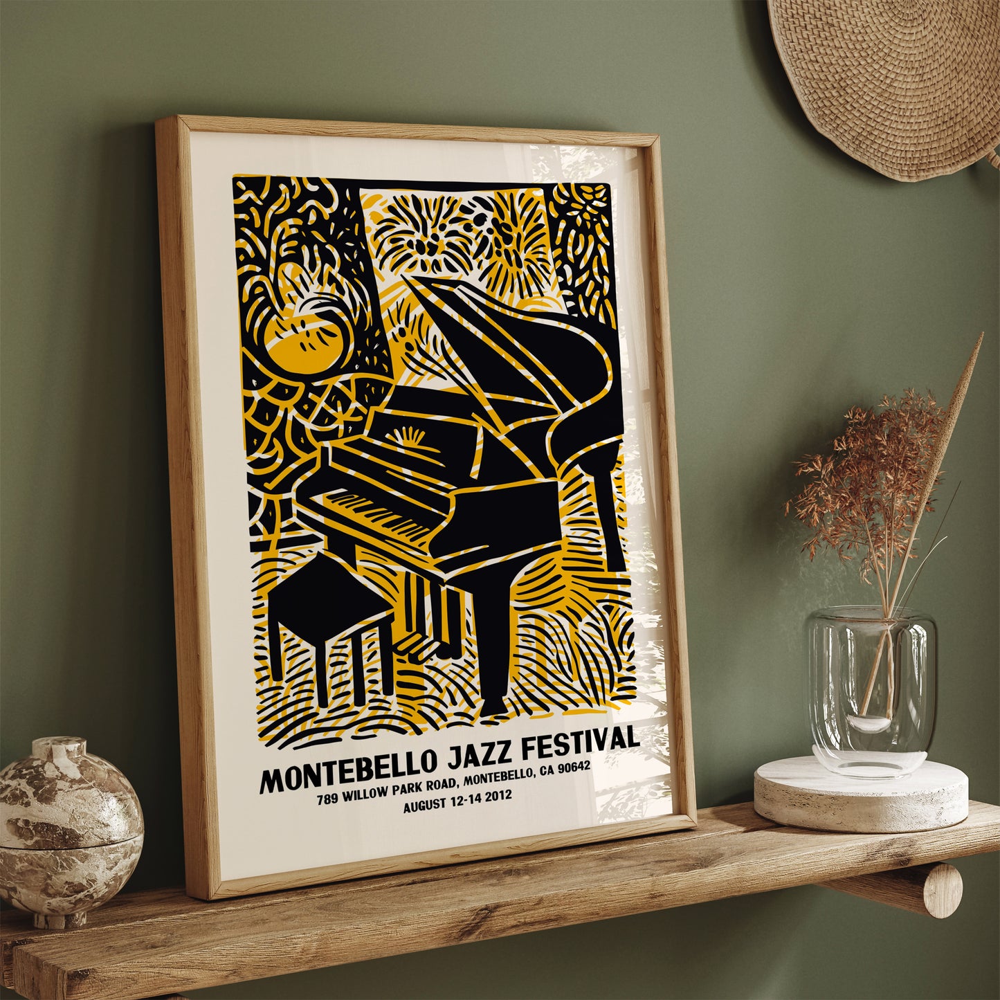 2012 Montebello Jazz Festival Poster