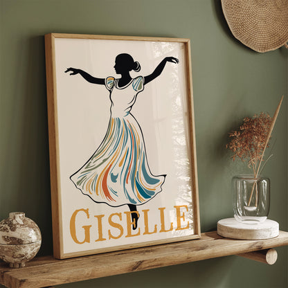 Giselle Ballet Ballerina Poster