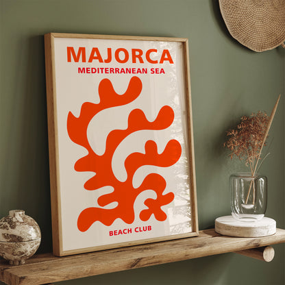 Majorca Beach Club Poster
