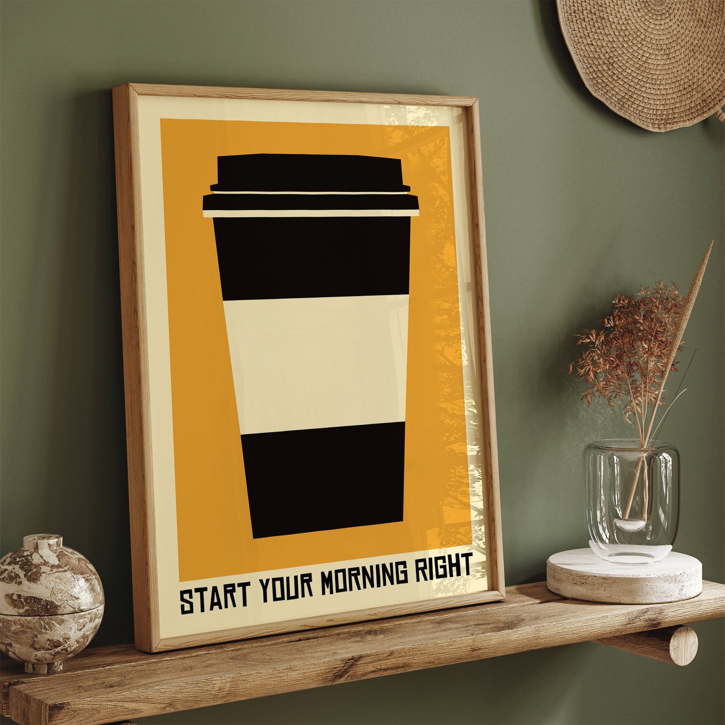 Start Your Morning Right - Coffee Poster